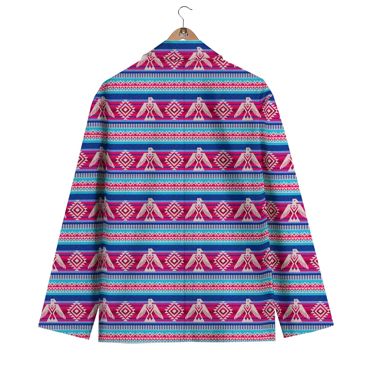 Eagle Native American Print Pattern Men's Blazer-grizzshop