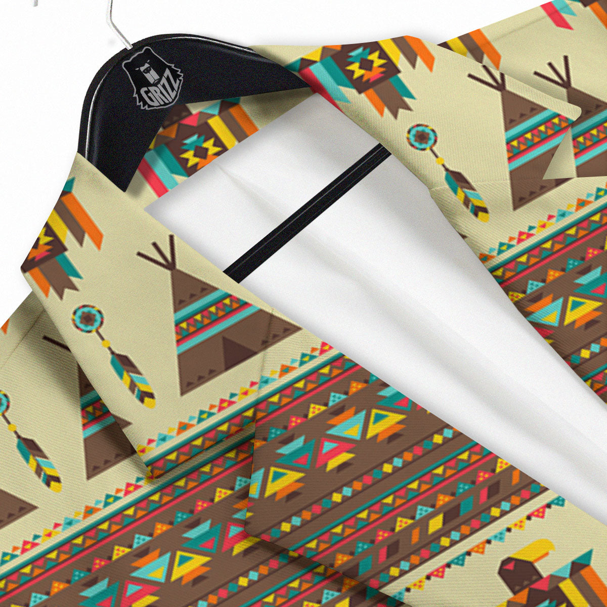 Eagle Native American Print Pattern Men's Sport Coat-grizzshop