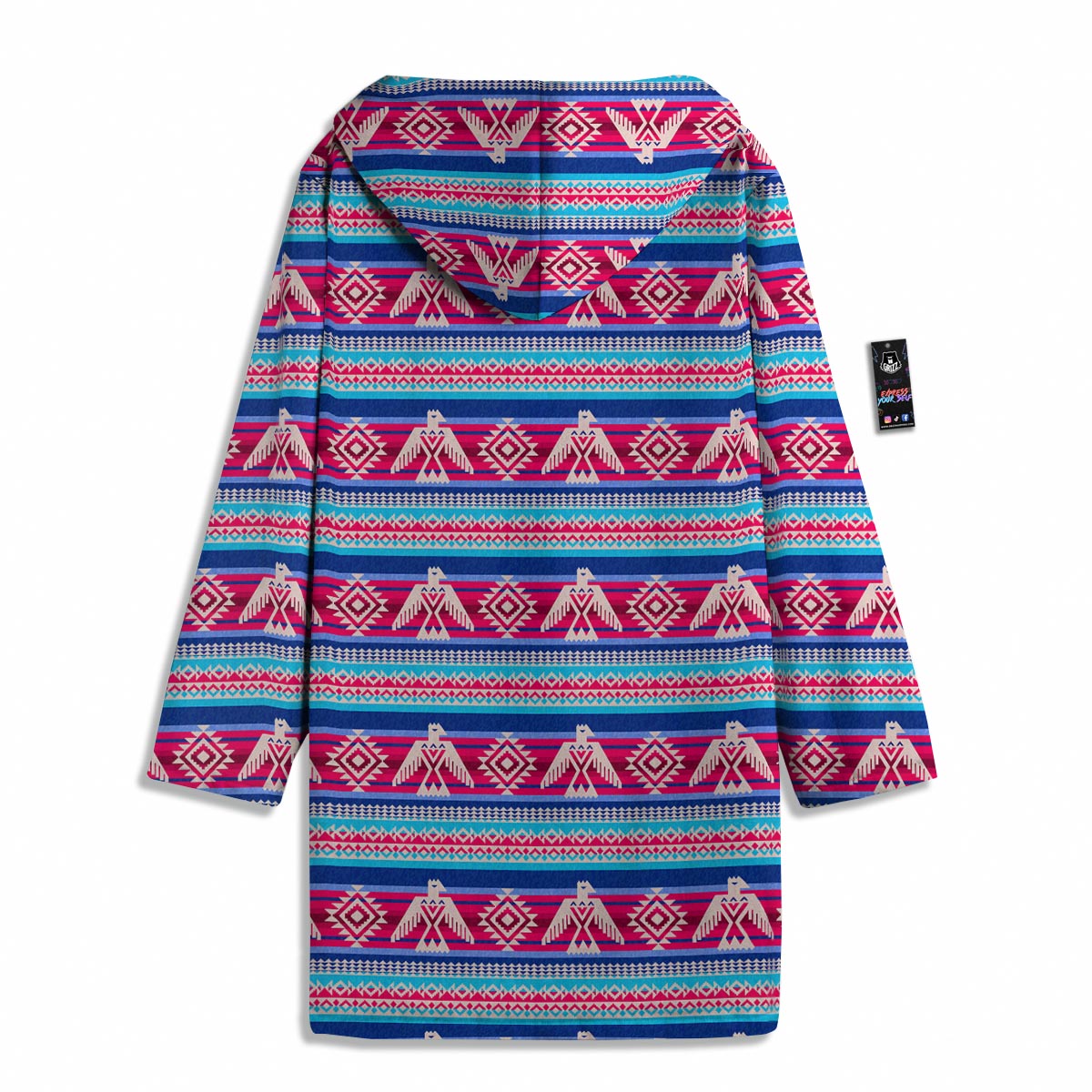 Eagle Native American Print Pattern Men's Windbreaker Jacket-grizzshop