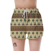 Eagle Native American Print Pattern Women's Shorts-grizzshop