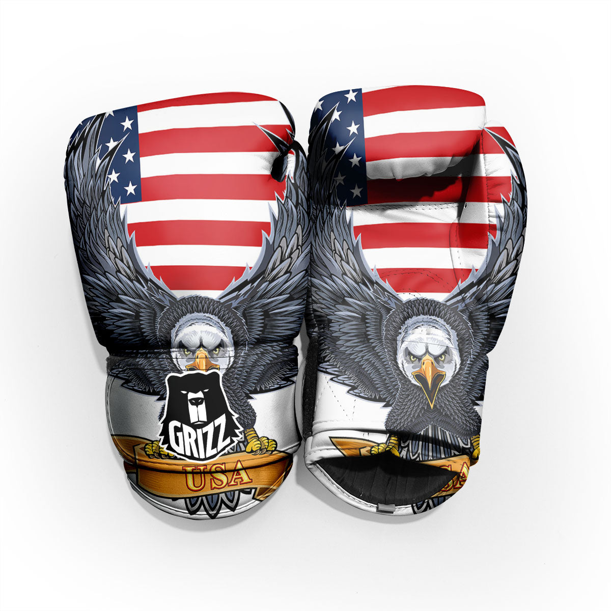 Eagle Patriotic American Print Pro Boxing Glove