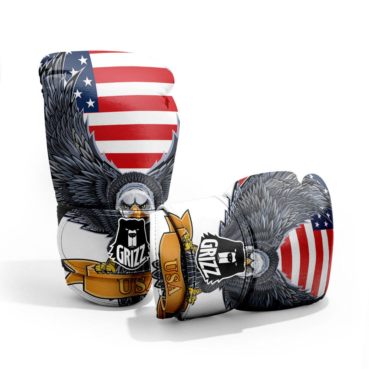 Eagle Patriotic American Print Pro Boxing Glove