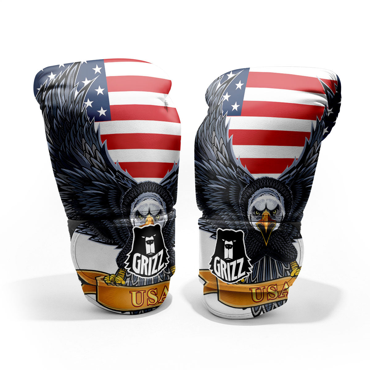 Eagle Patriotic American Print Pro Boxing Glove