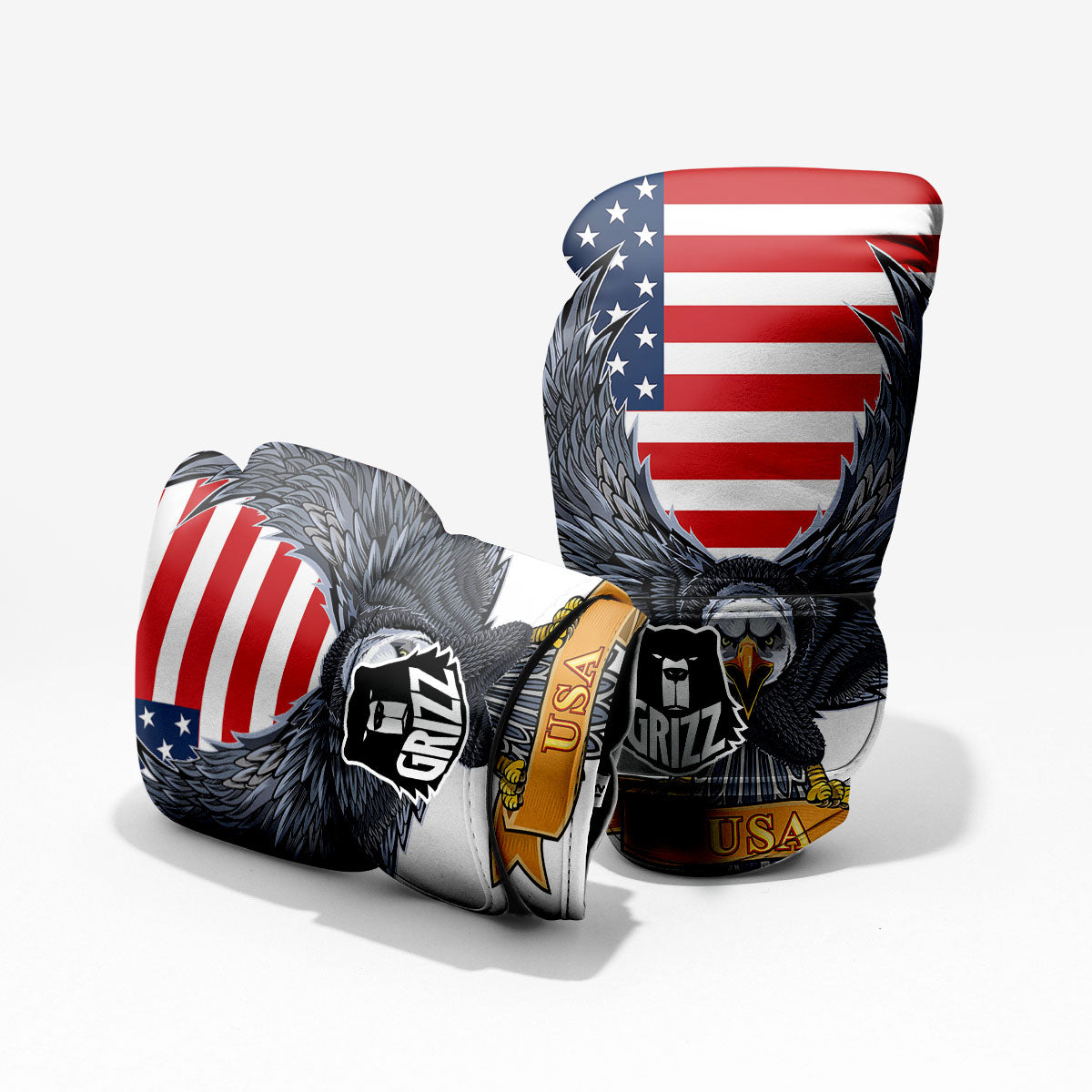 Eagle Patriotic American Print Pro Boxing Glove