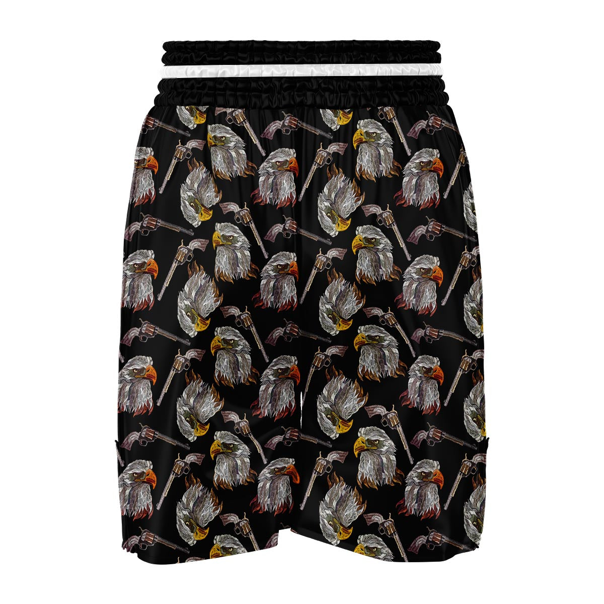 Eagle Print Pattern Boxing Shorts-grizzshop