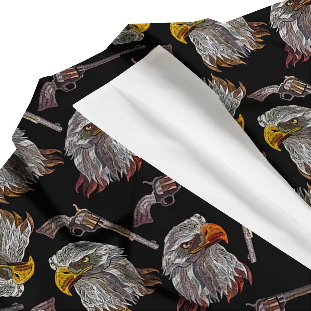Eagle Print Pattern Men's Blazer-grizzshop