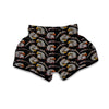 Eagle Print Pattern Muay Thai Boxing Shorts-grizzshop