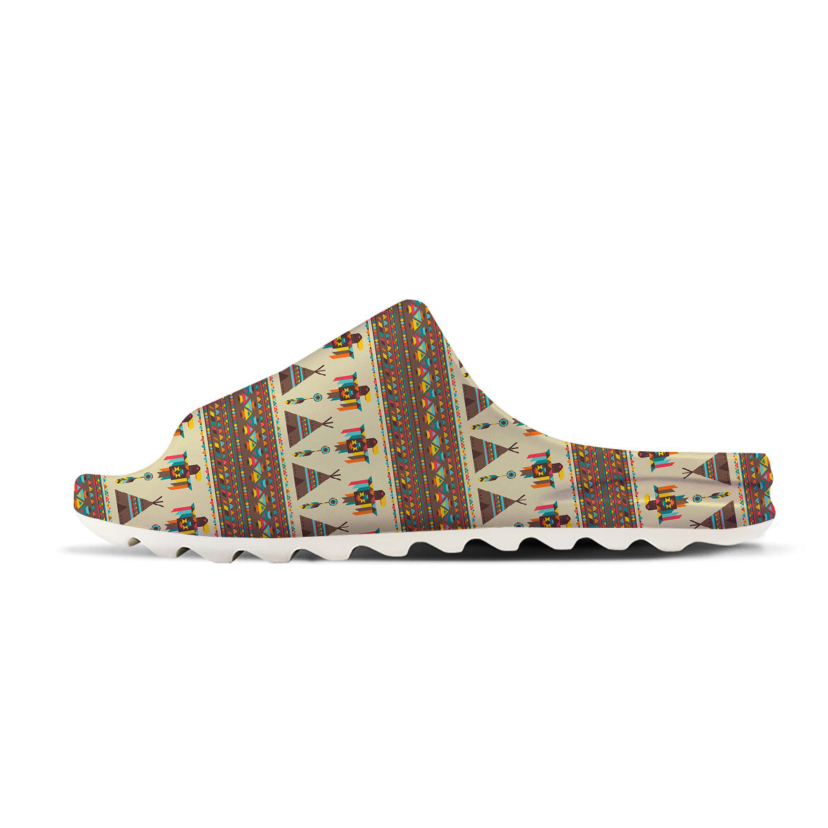 Eagle Native American Print Pattern Sandals-grizzshop