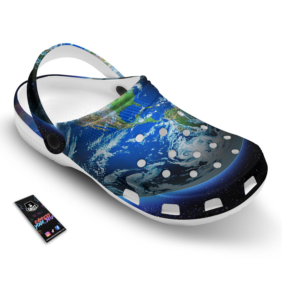Earth Sunrise Print Clog-grizzshop