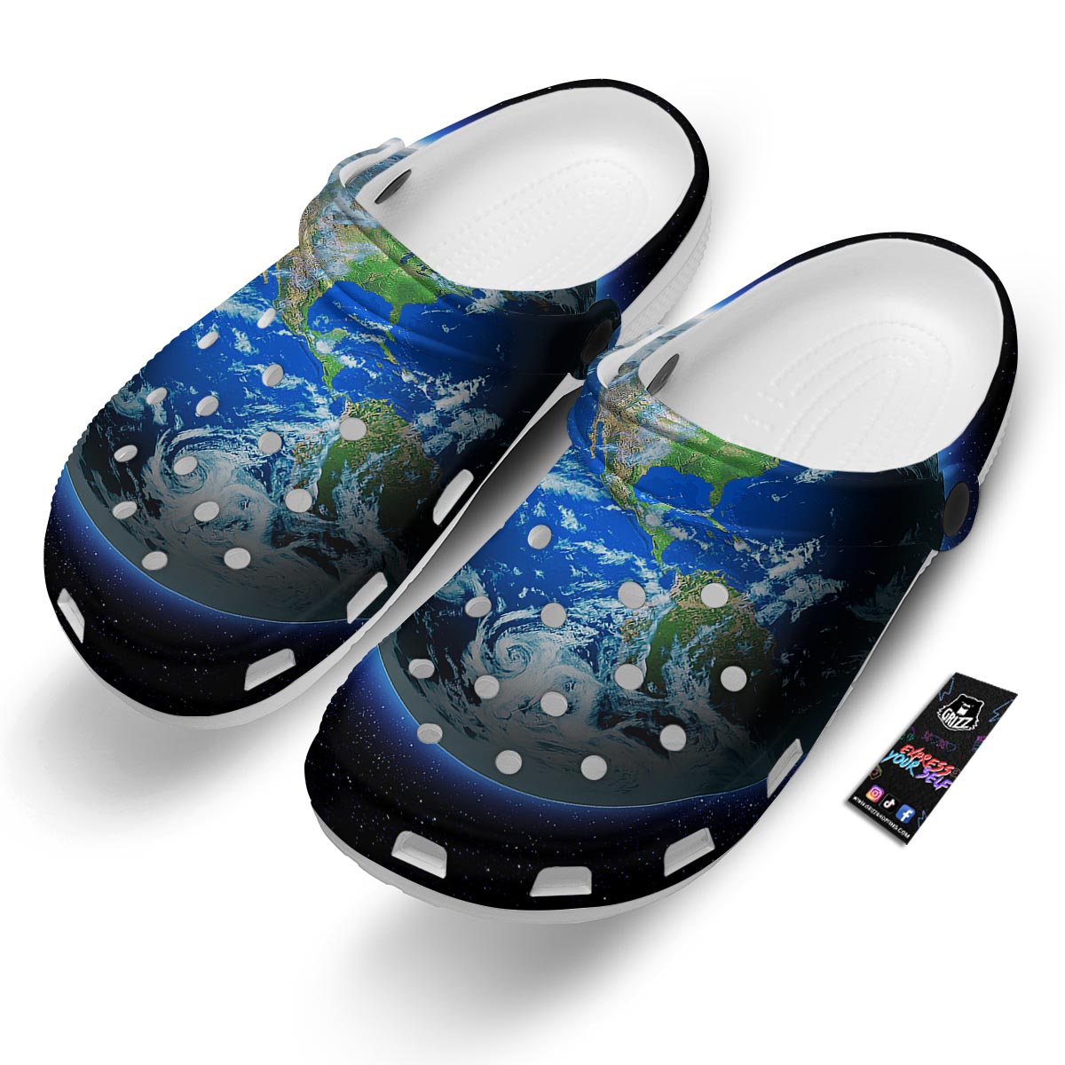 Earth Sunrise Print Clog-grizzshop