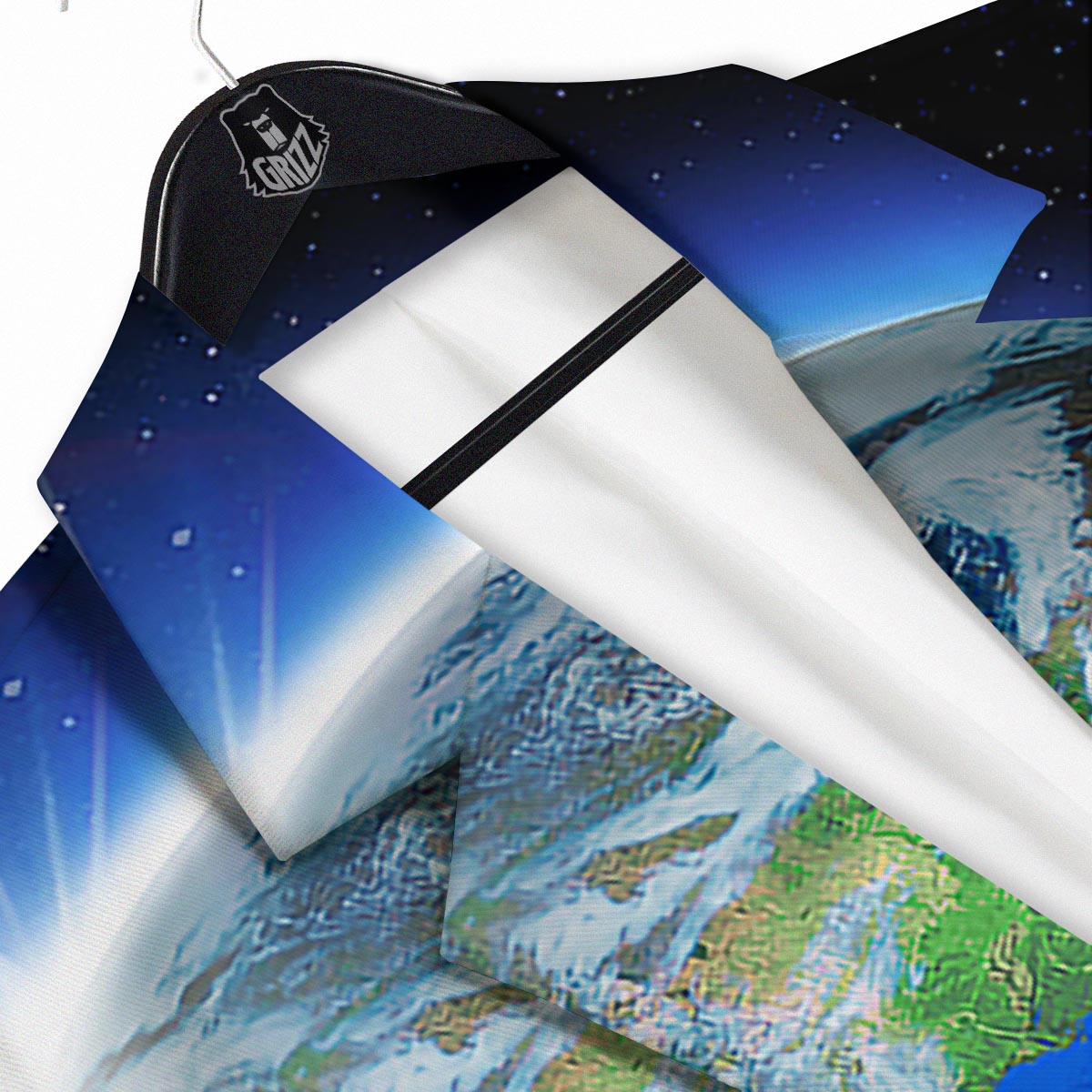 Earth Sunrise Print Men's Sport Coat-grizzshop