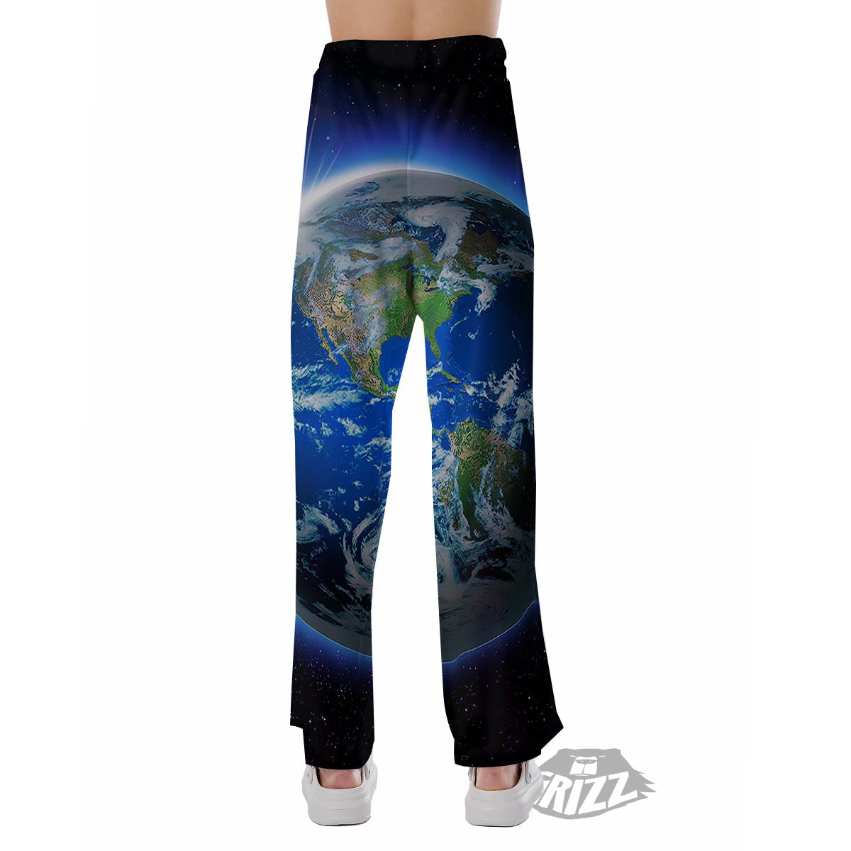 Earth Sunrise Print Pajama Pants-grizzshop