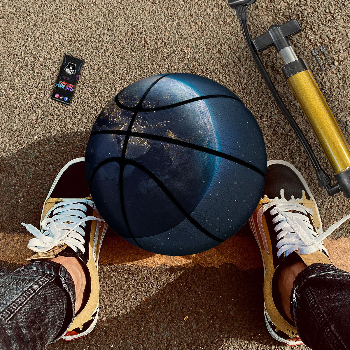 Dragon Traditional Chinese Print Pattern Basketball