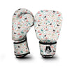 Easter Beige Print Pattern Boxing Gloves-grizzshop