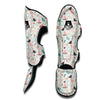 Easter Beige Print Pattern Muay Thai Shin Guards-grizzshop