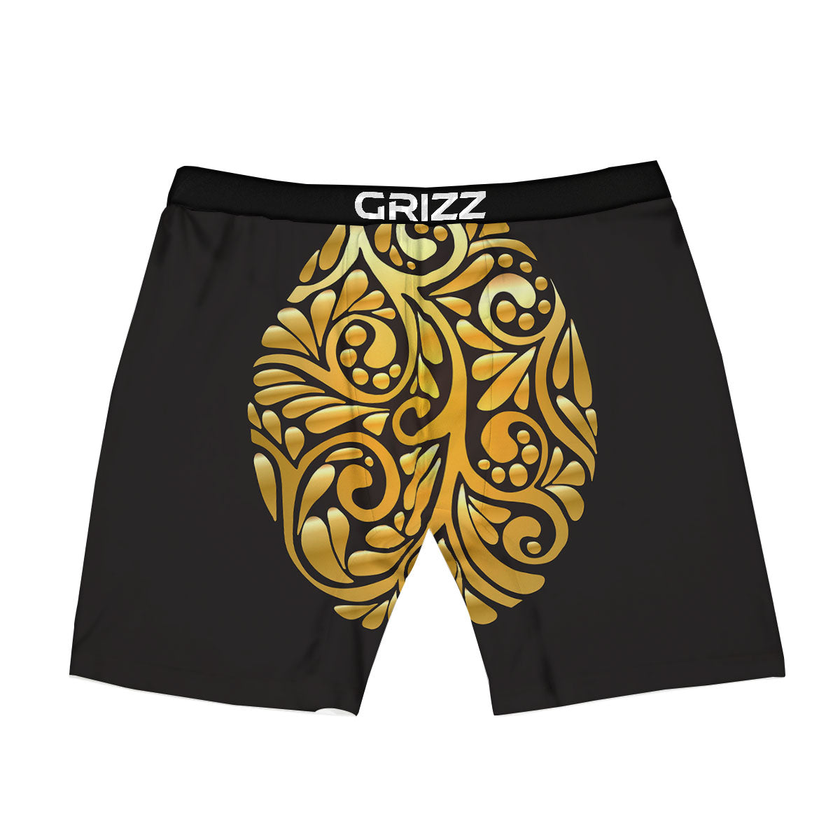 Easter Egg Gold Print Boxer Briefs-grizzshop