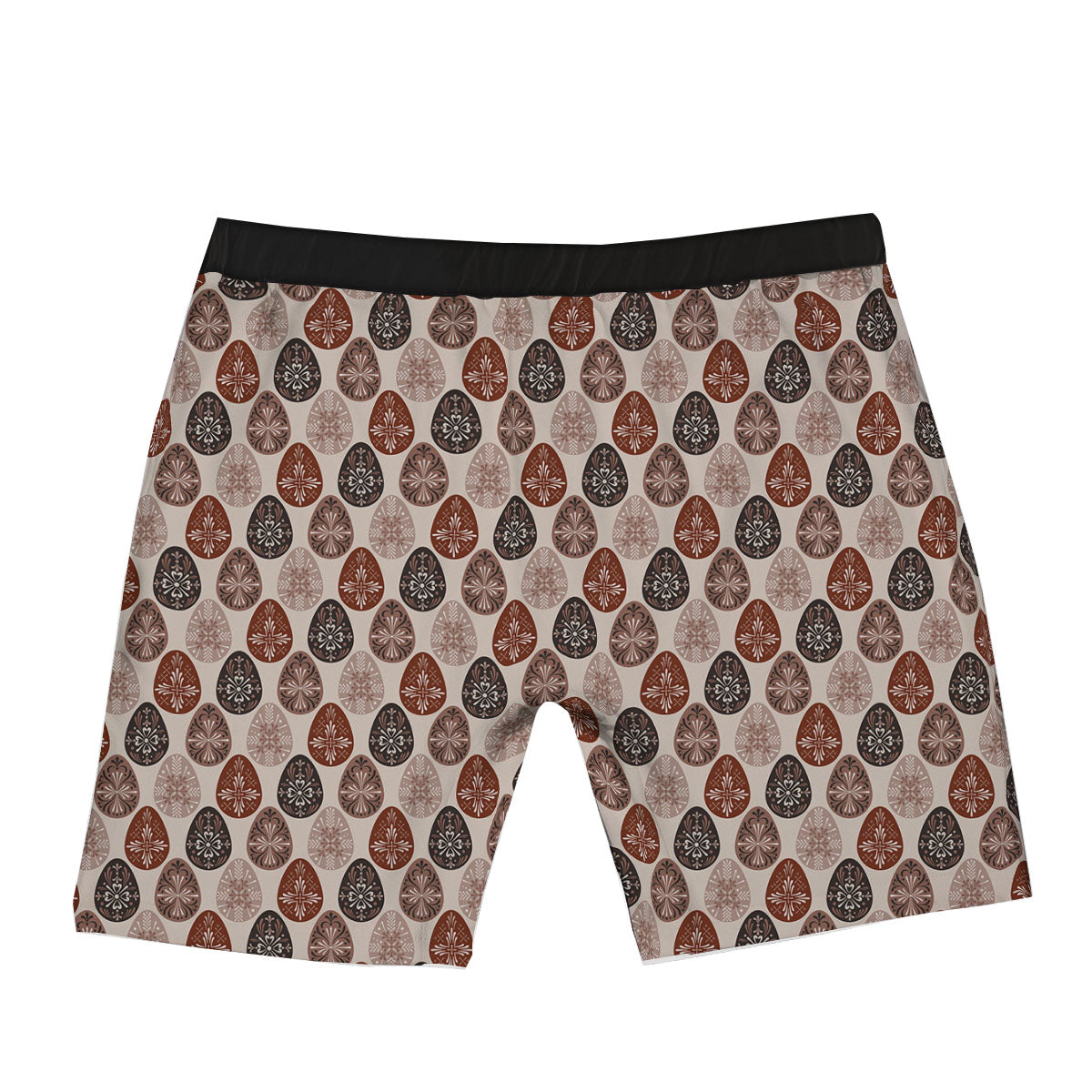 Easter Eggs Bohemian Print Pattern Boxer Briefs-grizzshop
