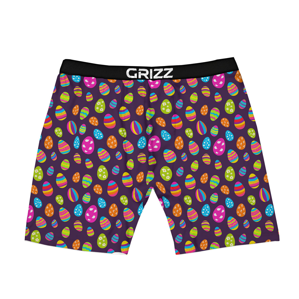 Easter Eggs Colorful Cute Print Pattern Boxer Briefs-grizzshop