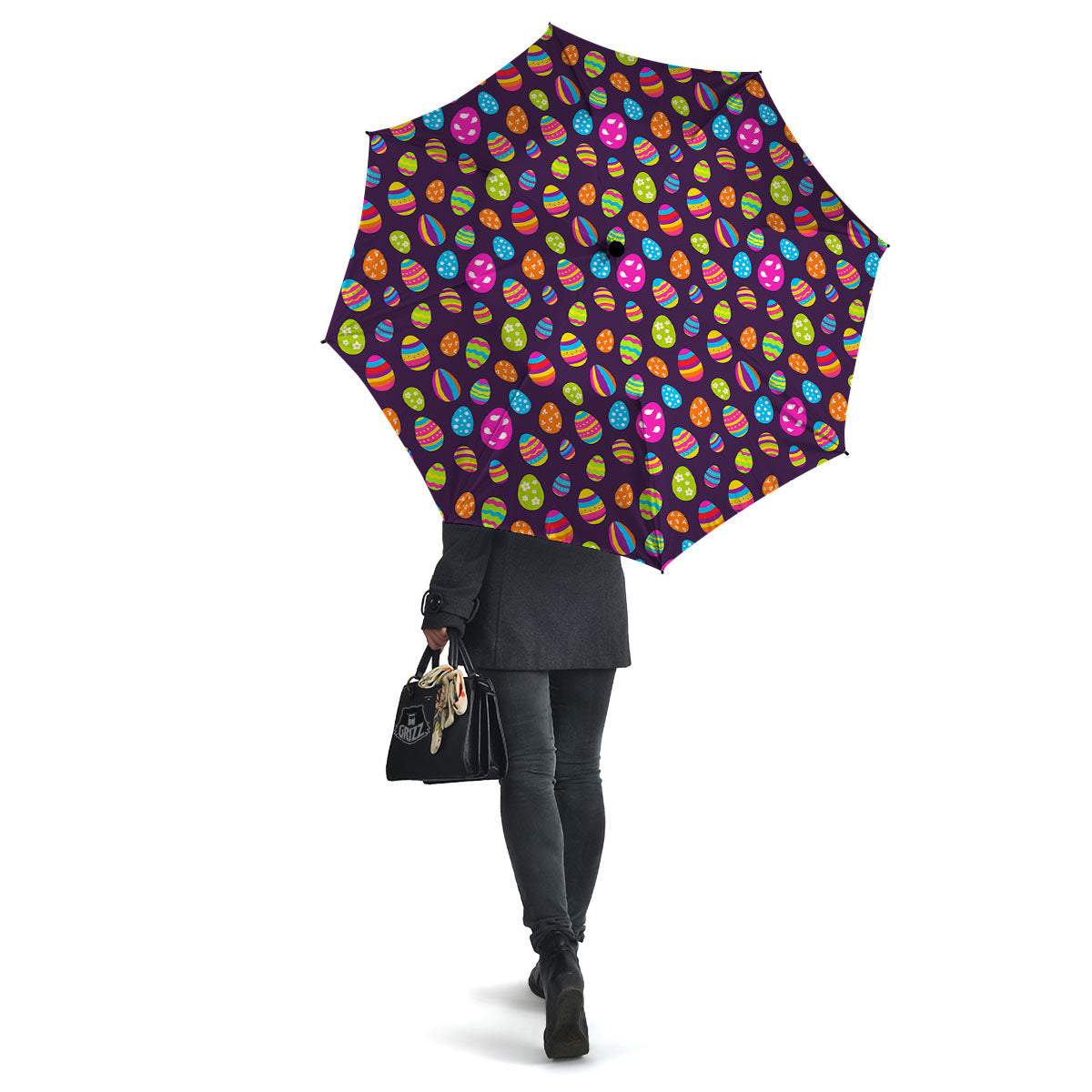 Easter Eggs Colorful Cute Print Pattern Umbrella-grizzshop