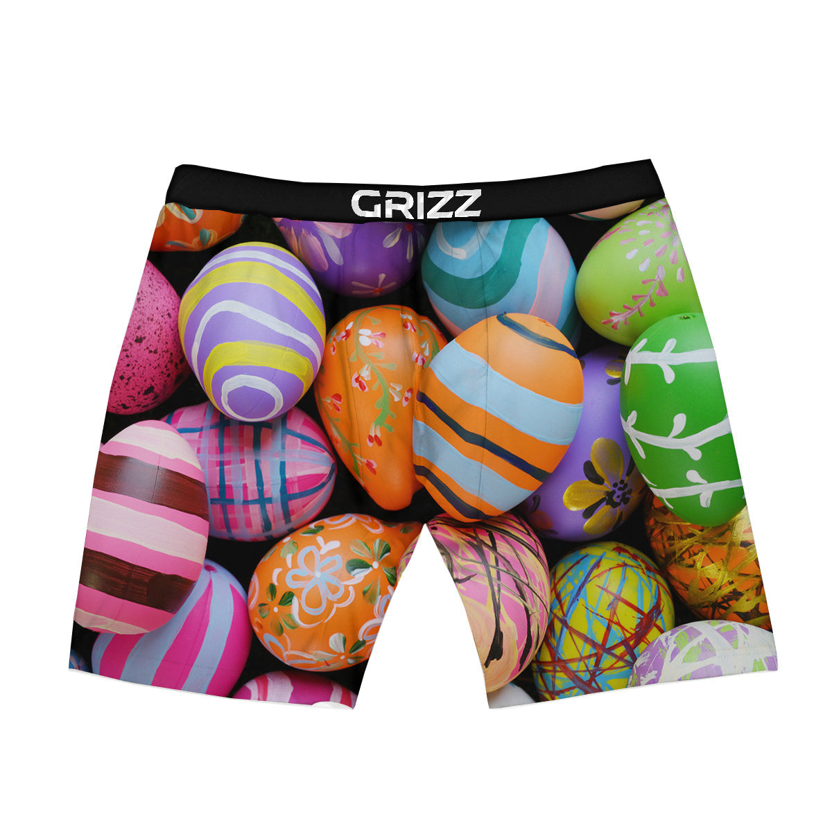 Easter Eggs Colorful Print Boxer Briefs-grizzshop