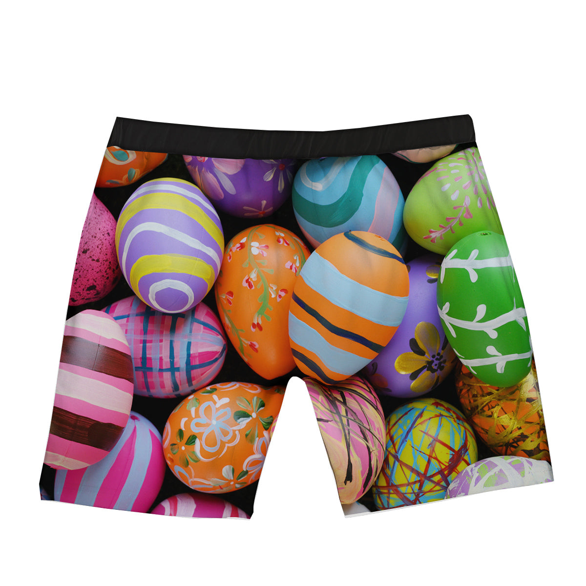 Easter Eggs Colorful Print Boxer Briefs-grizzshop