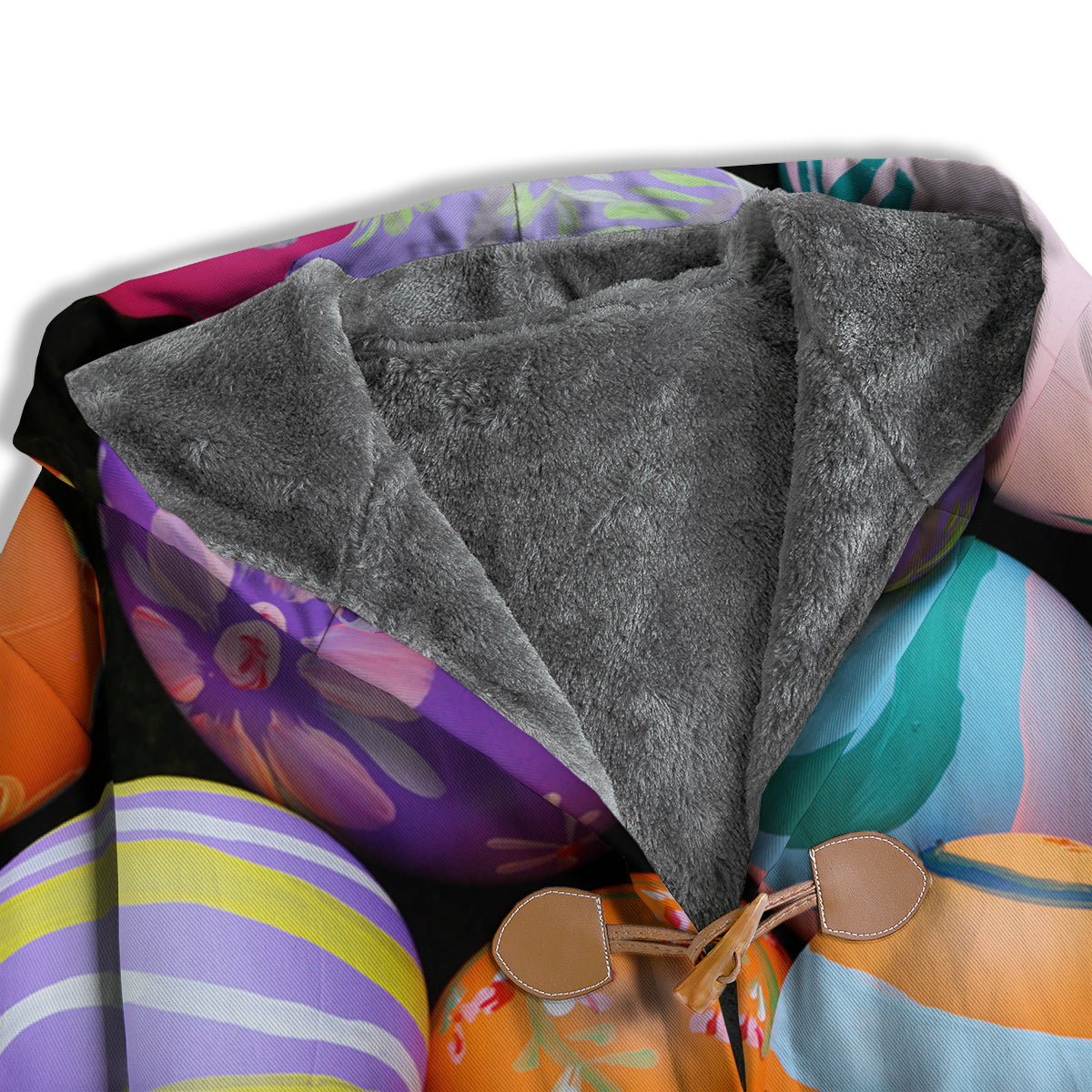 Easter Eggs Colorful Print Men's Windbreaker Jacket-grizzshop