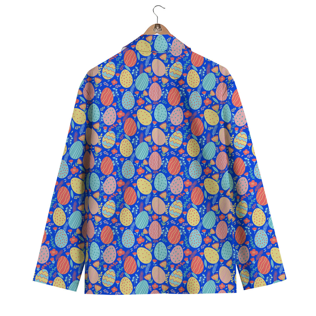 Easter Eggs Colorful Print Pattern Men's Blazer-grizzshop