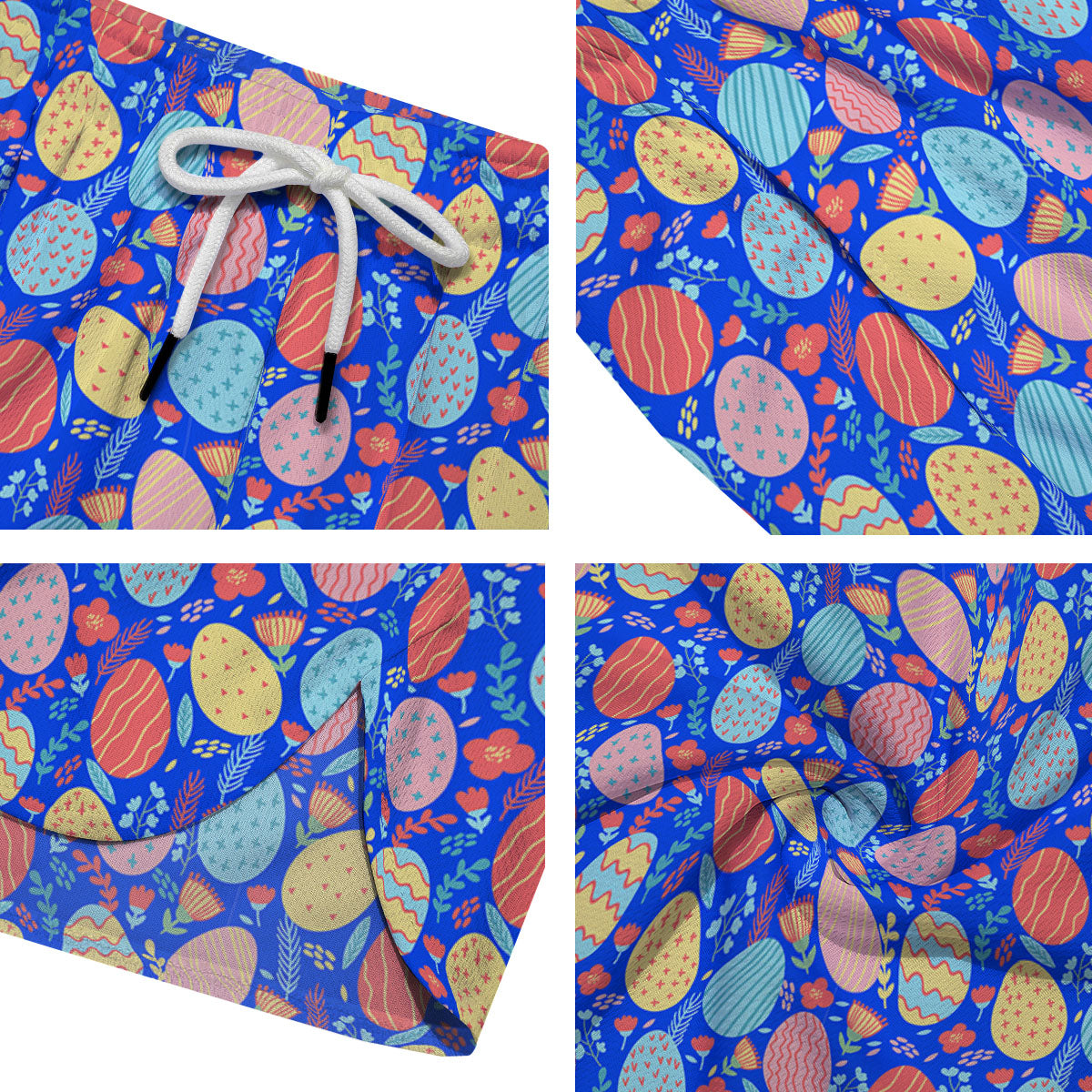 Easter Eggs Colorful Print Pattern Men's Running Shorts-grizzshop