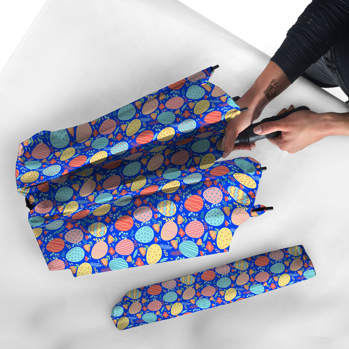 Easter Eggs Colorful Print Pattern Umbrella-grizzshop