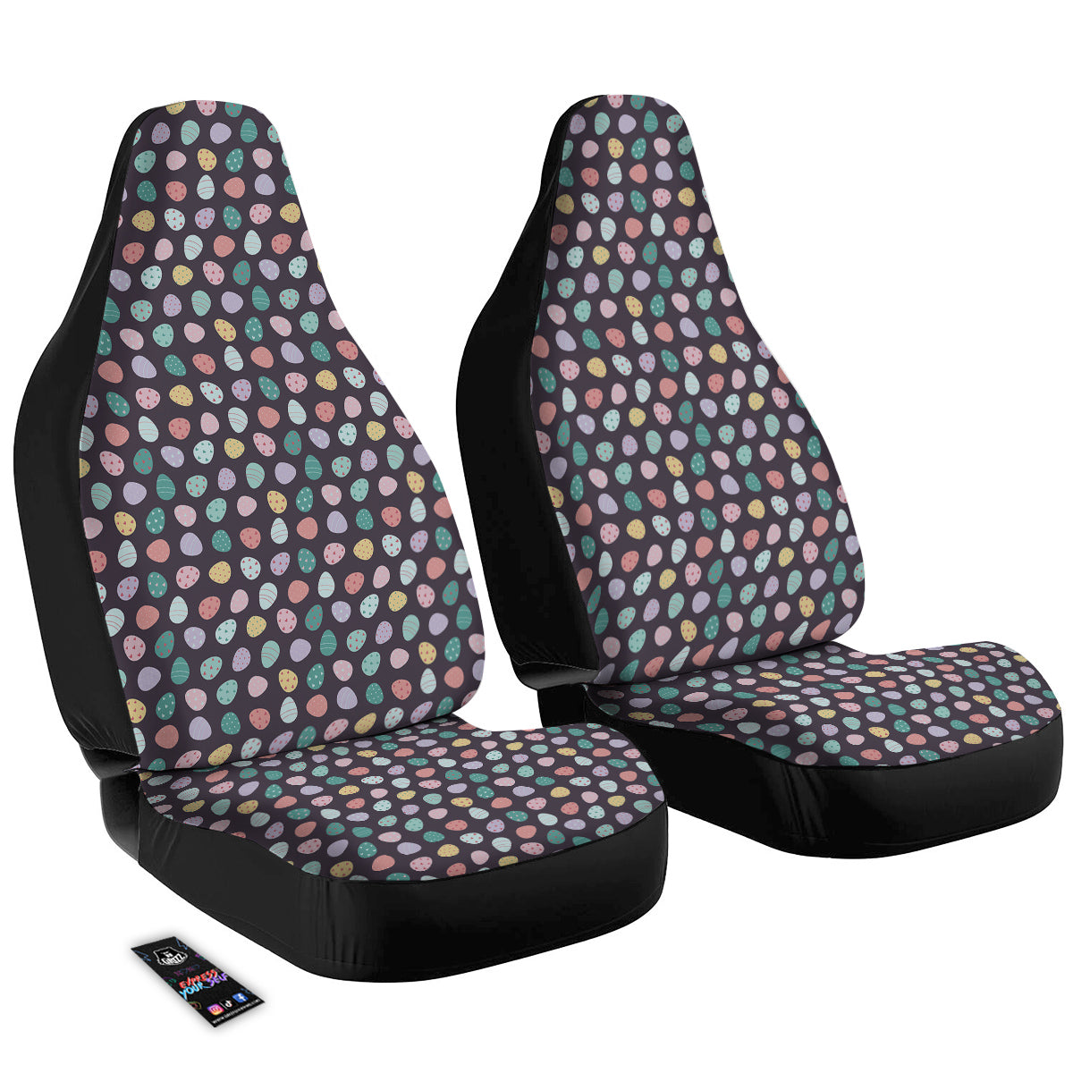 Easter Eggs Cute Print Pattern Car Seat Covers-grizzshop