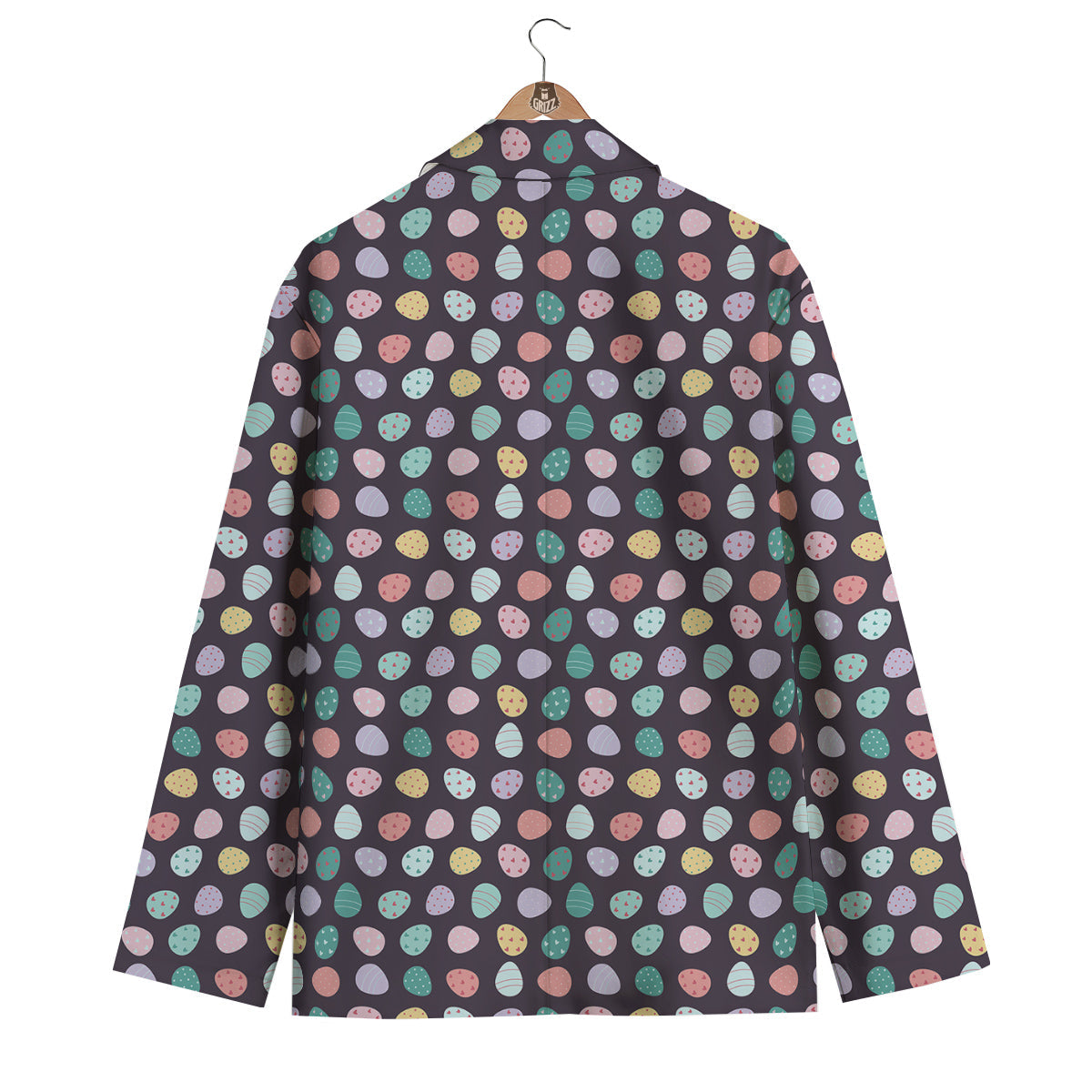 Easter Eggs Cute Print Pattern Men's Blazer-grizzshop