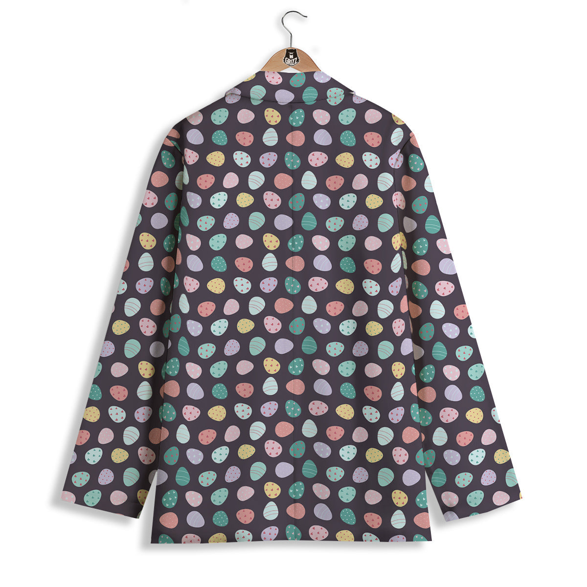 Easter Eggs Cute Print Pattern Women's Blazer-grizzshop