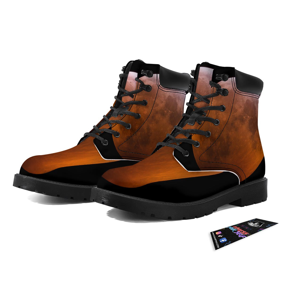 Eclipse Total Lunar Print Boots-grizzshop