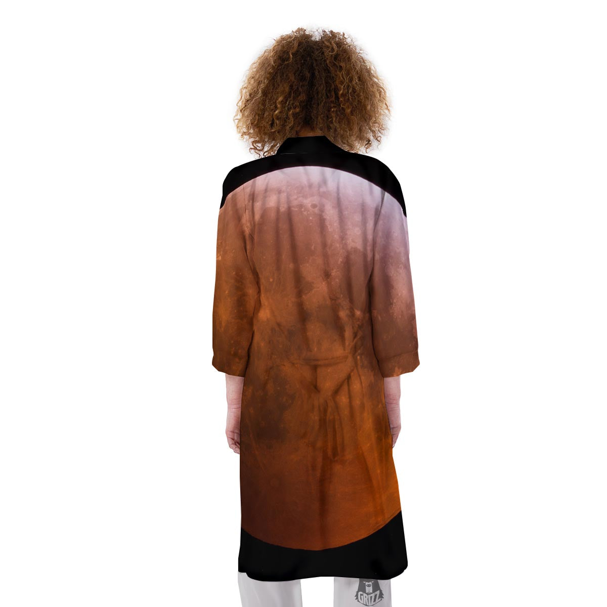 Eclipse Total Lunar Print Kimono-grizzshop