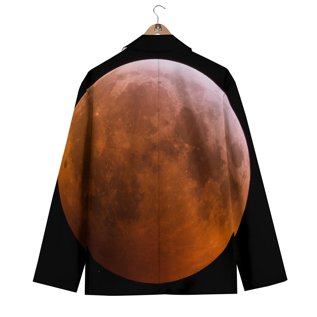 Eclipse Total Lunar Print Men's Blazer-grizzshop