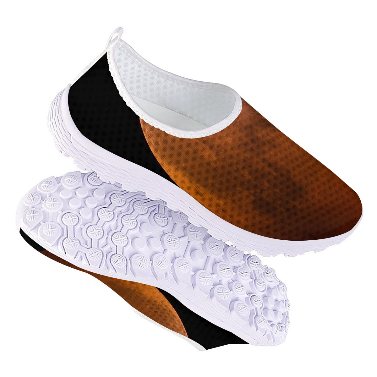 Eclipse Total Lunar Print Nurse Shoes-grizzshop
