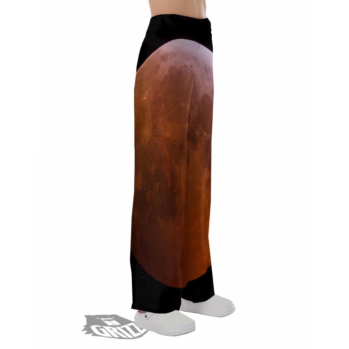 Eclipse Total Lunar Print Pajama Pants-grizzshop