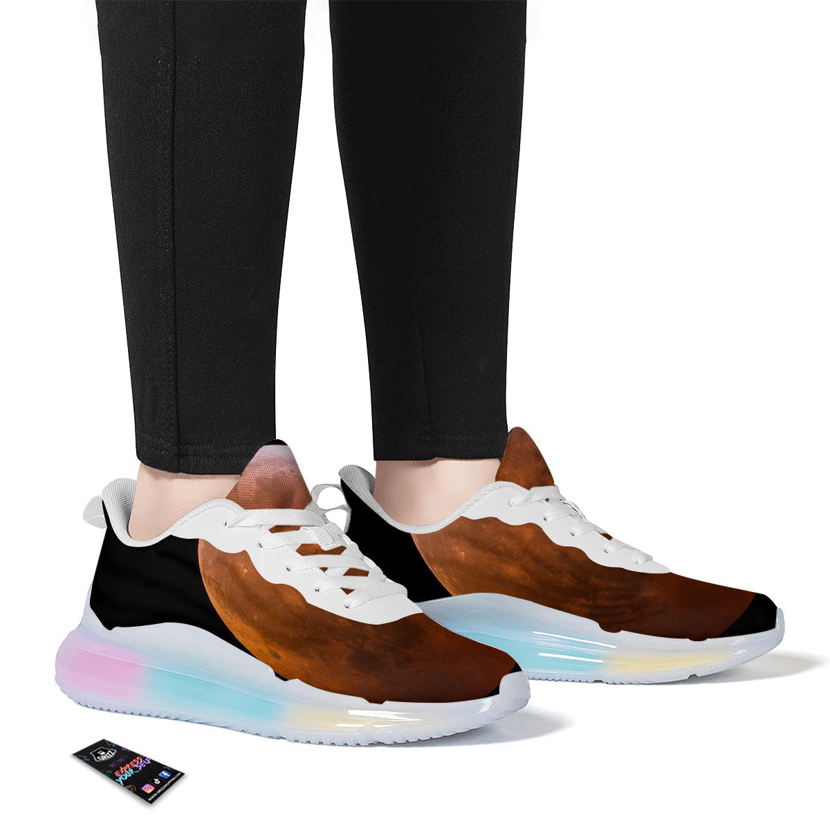 Eclipse Total Lunar Print Running Sneakers-grizzshop