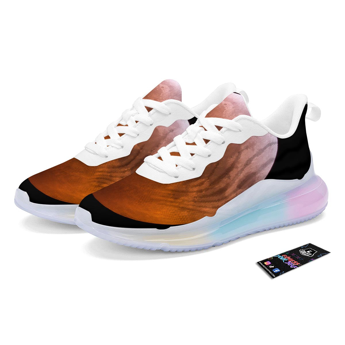 Eclipse Total Lunar Print Running Sneakers-grizzshop