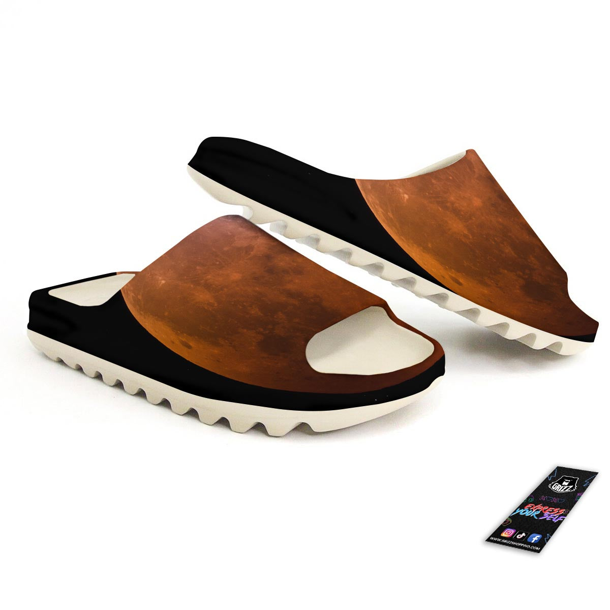 Eclipse Total Lunar Print Sandals-grizzshop