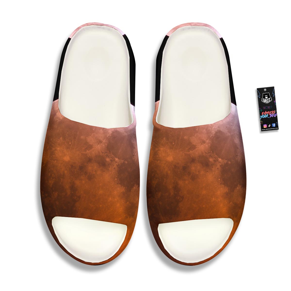Eclipse Total Lunar Print Sandals-grizzshop