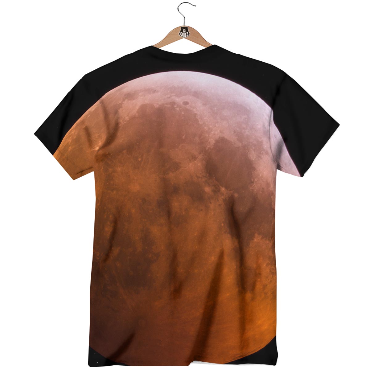 Eclipse Total Lunar Print T-Shirt-grizzshop