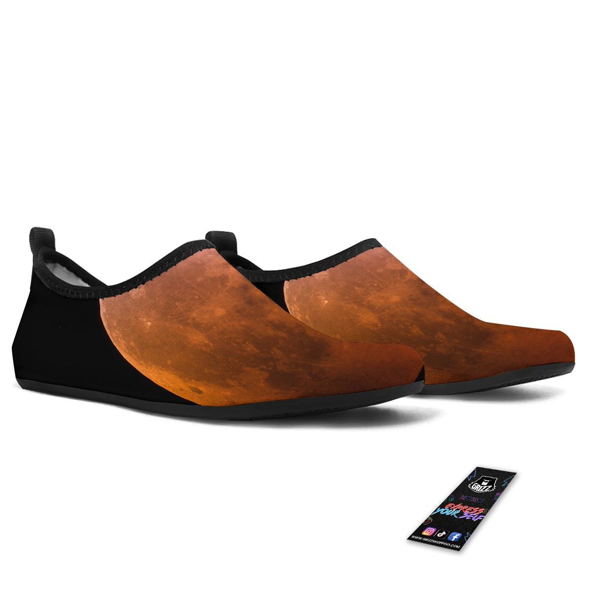 Eclipse Total Lunar Print Water Shoes-grizzshop