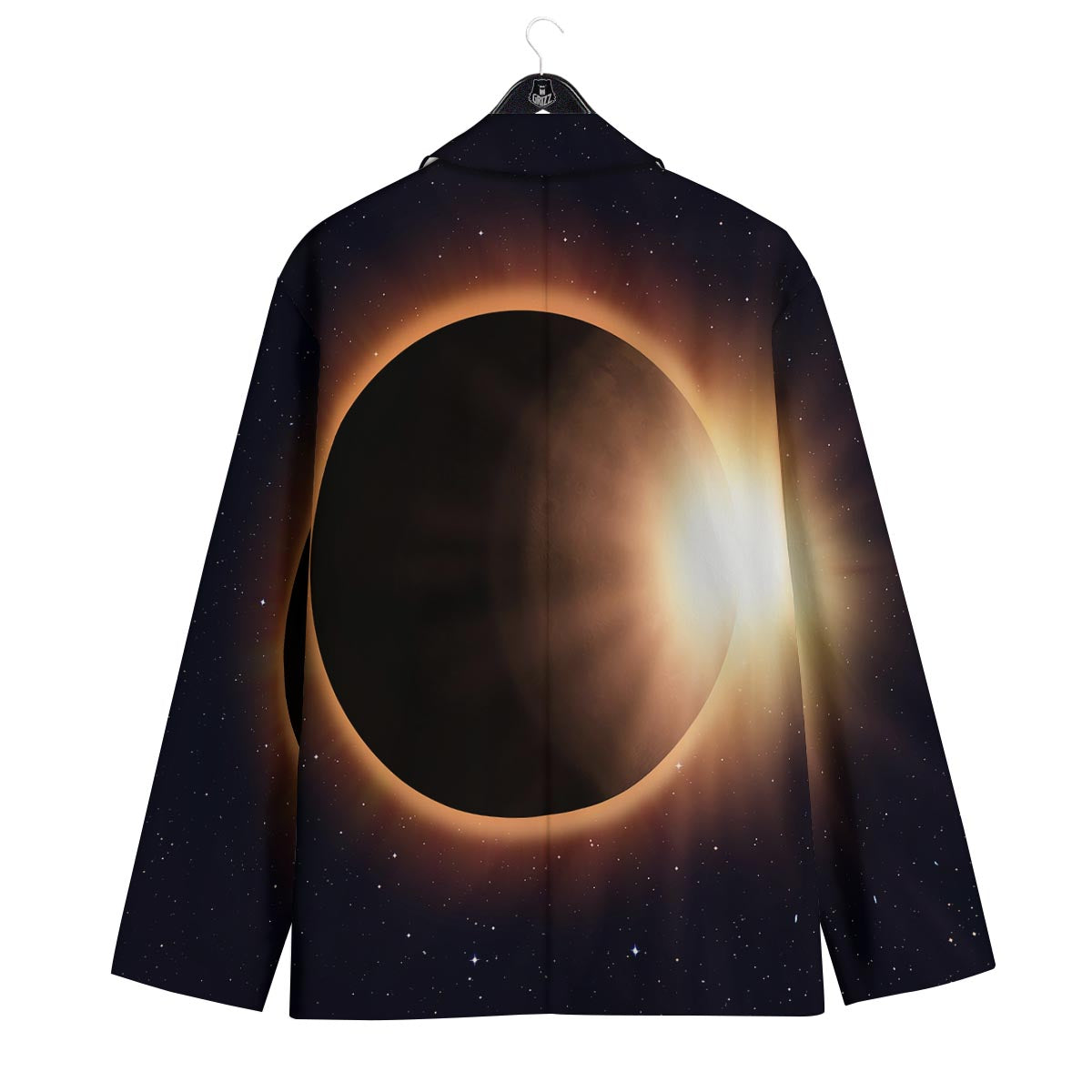 Eclipse Total Solar Print Men's Sport Coat-grizzshop