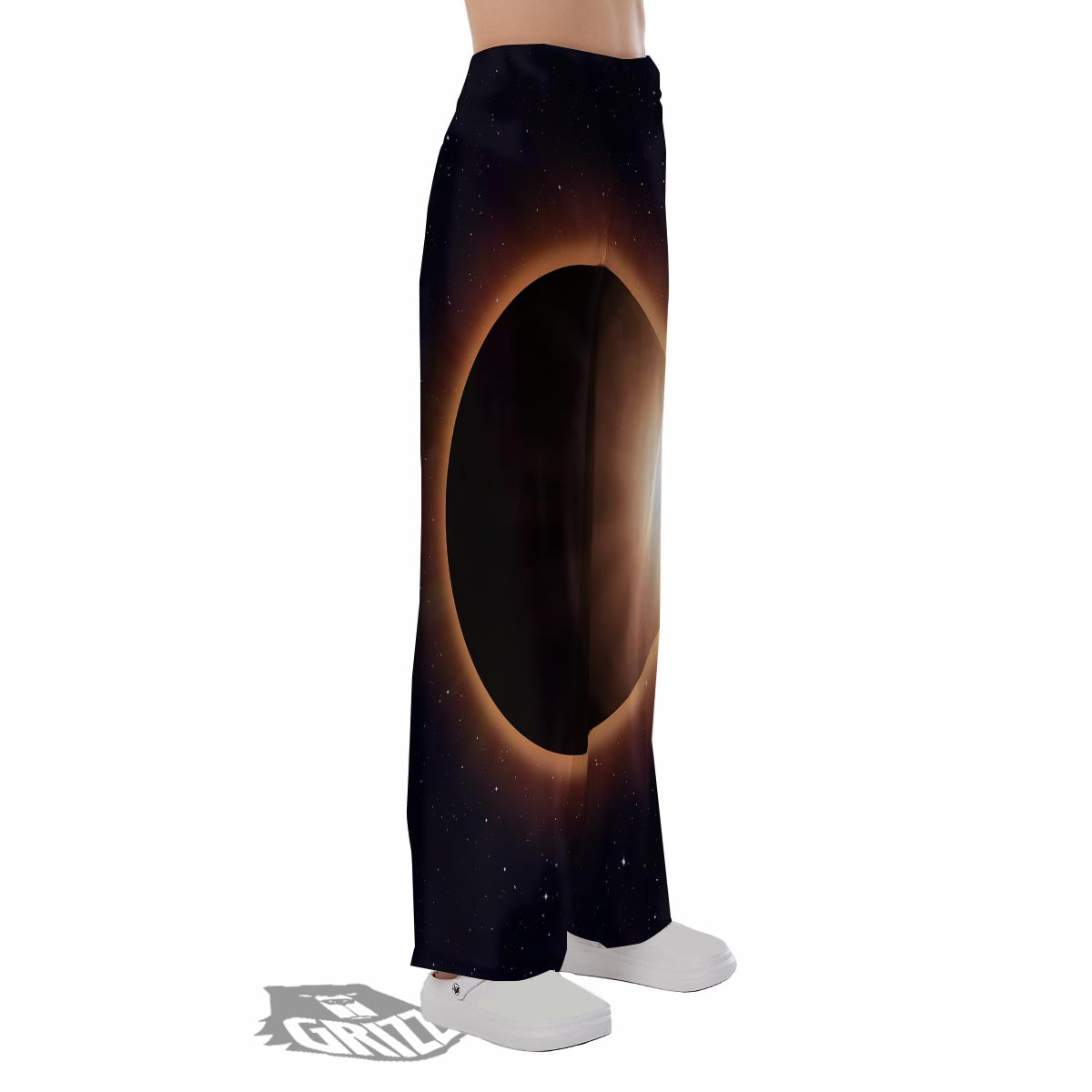Eclipse Total Solar Print Pajama Pants-grizzshop