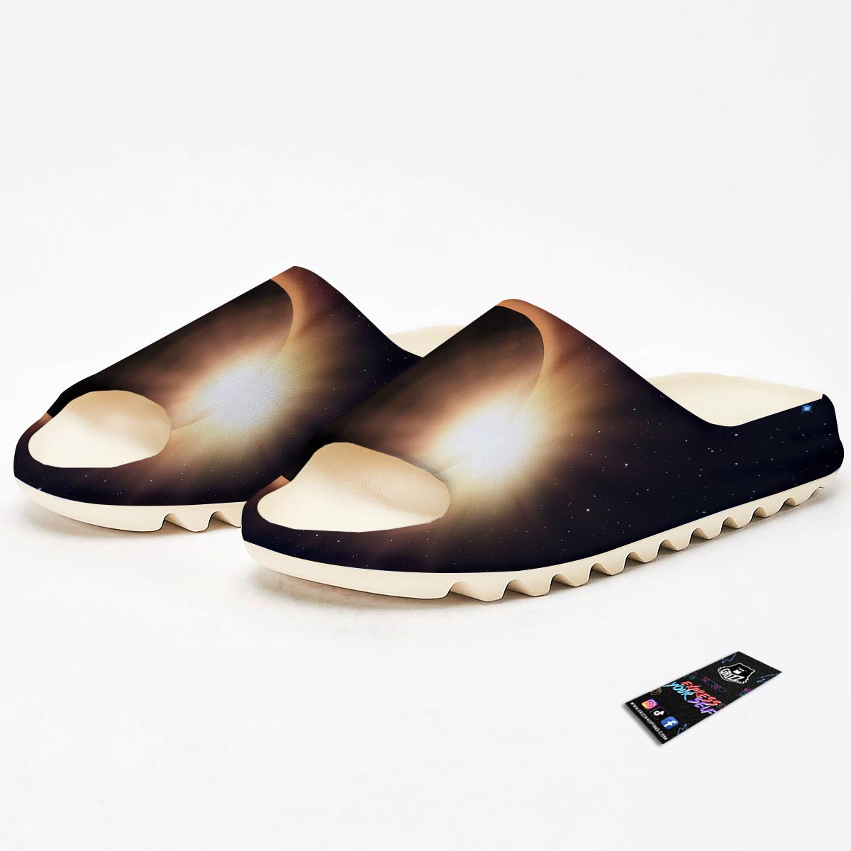 Eclipse Total Solar Print Sandals-grizzshop
