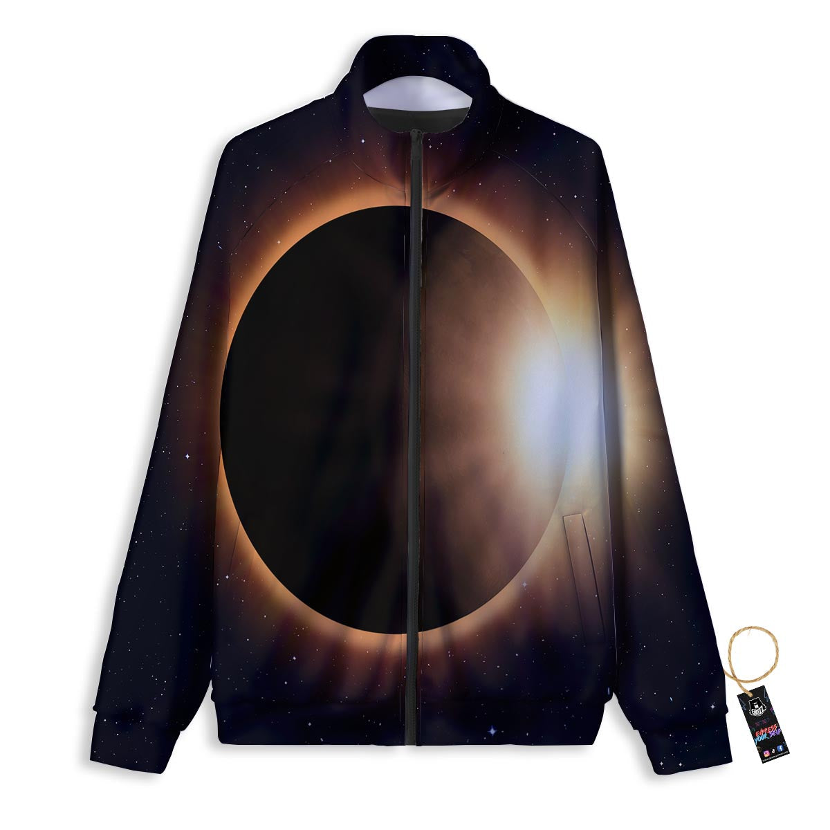 Eclipse Total Solar Print Track Jacket-grizzshop