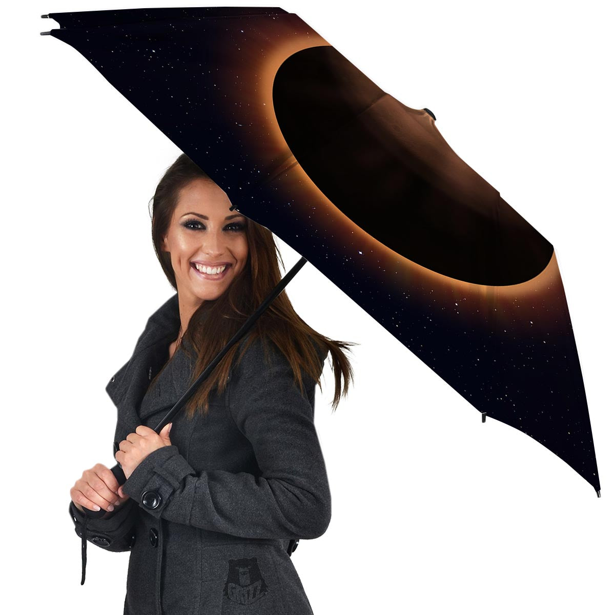 Eclipse Total Solar Print Umbrella-grizzshop