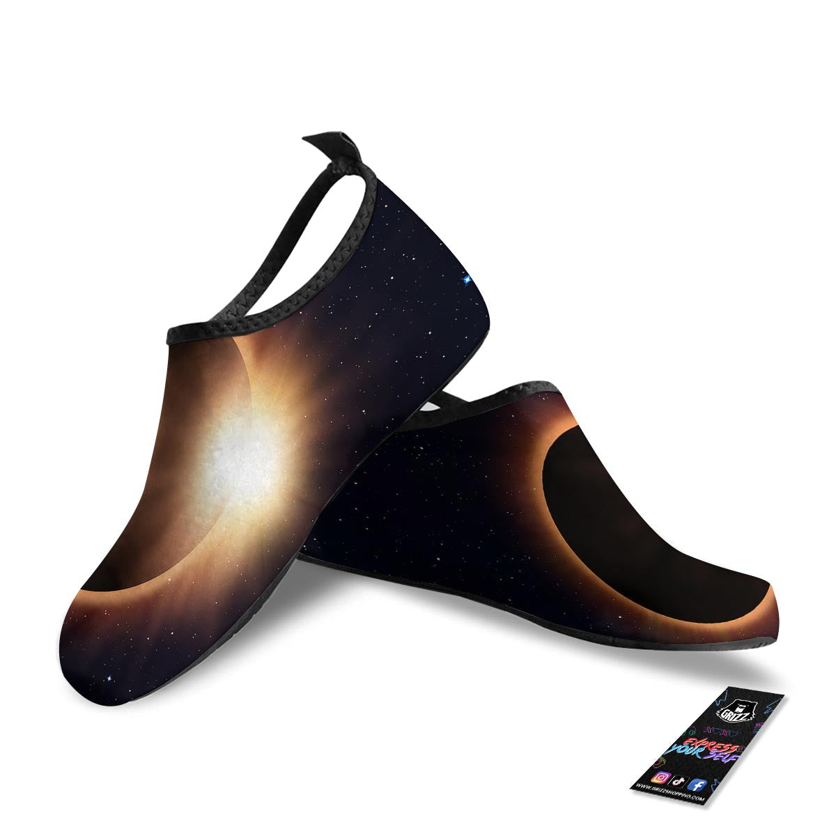 Eclipse Total Solar Print Water Shoes-grizzshop