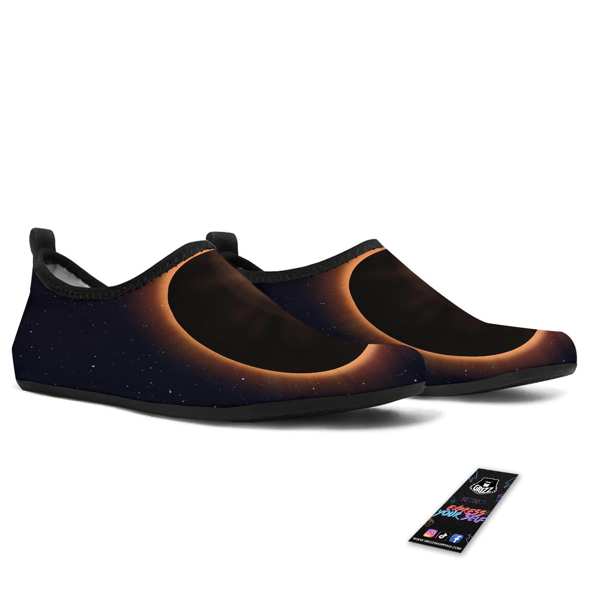Eclipse Total Solar Print Water Shoes-grizzshop